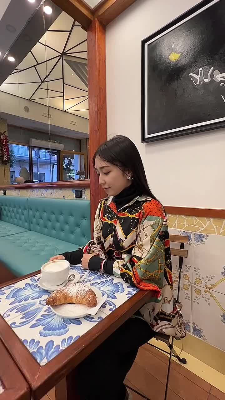 イタリアカフェにて