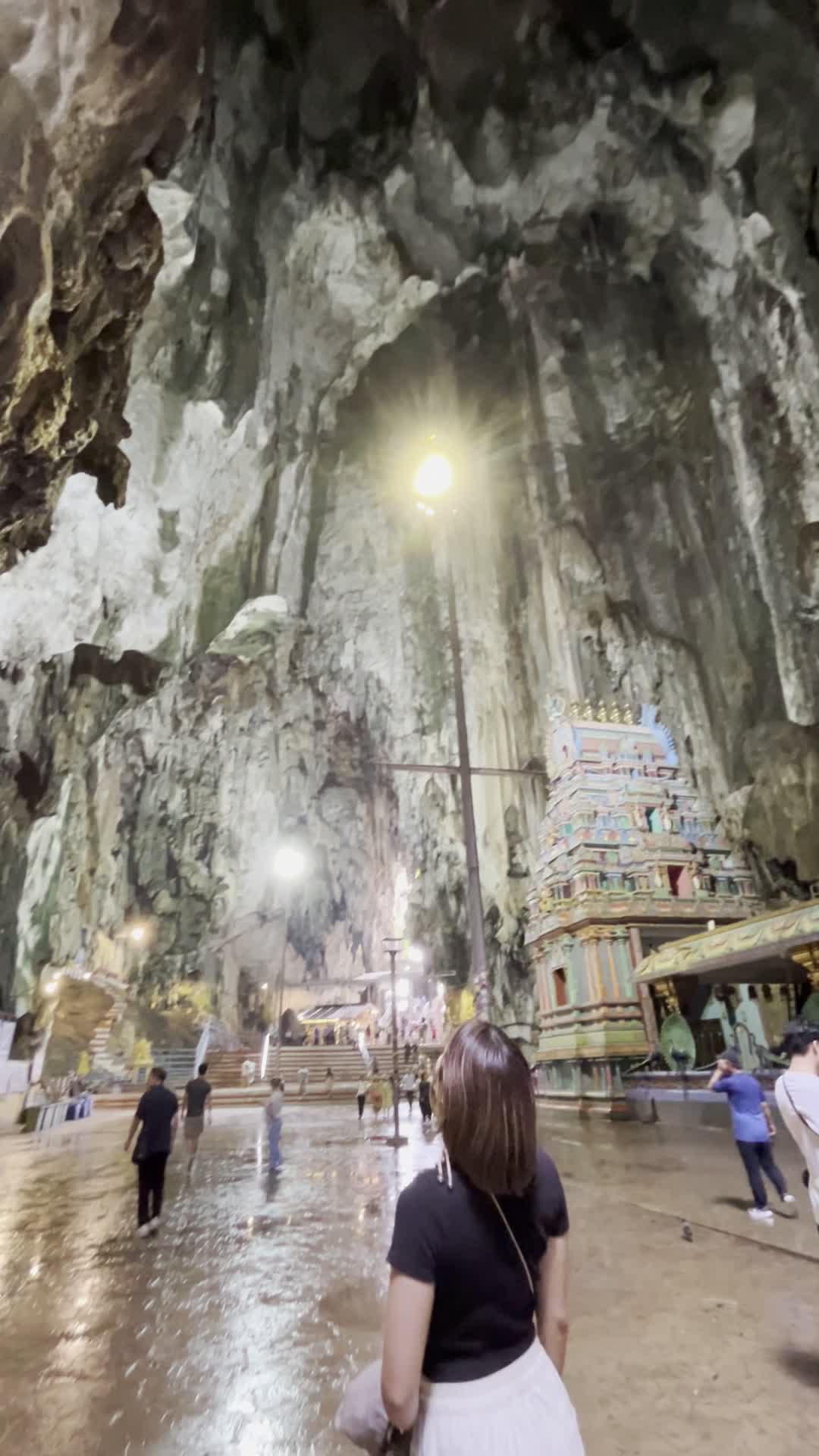 圧巻の景色に感動する様子
