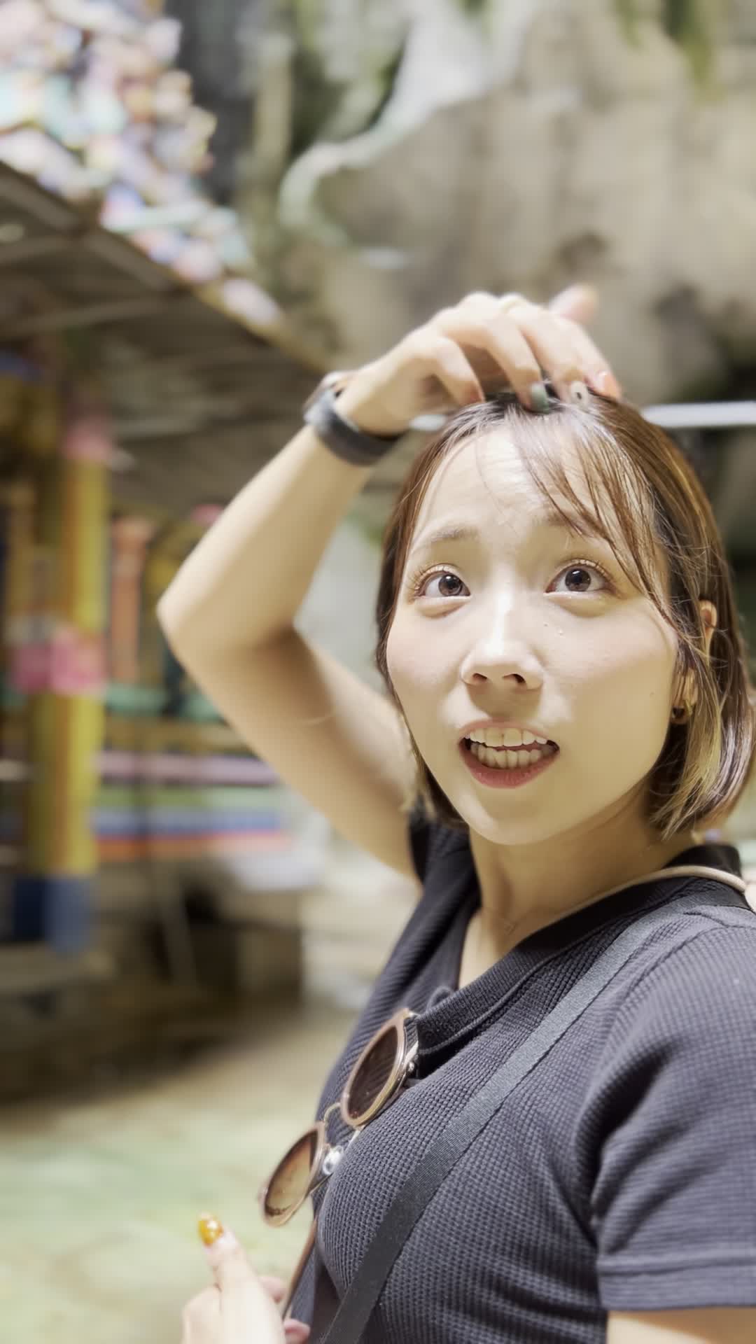 念願の場所に来れて嬉しそうな様子