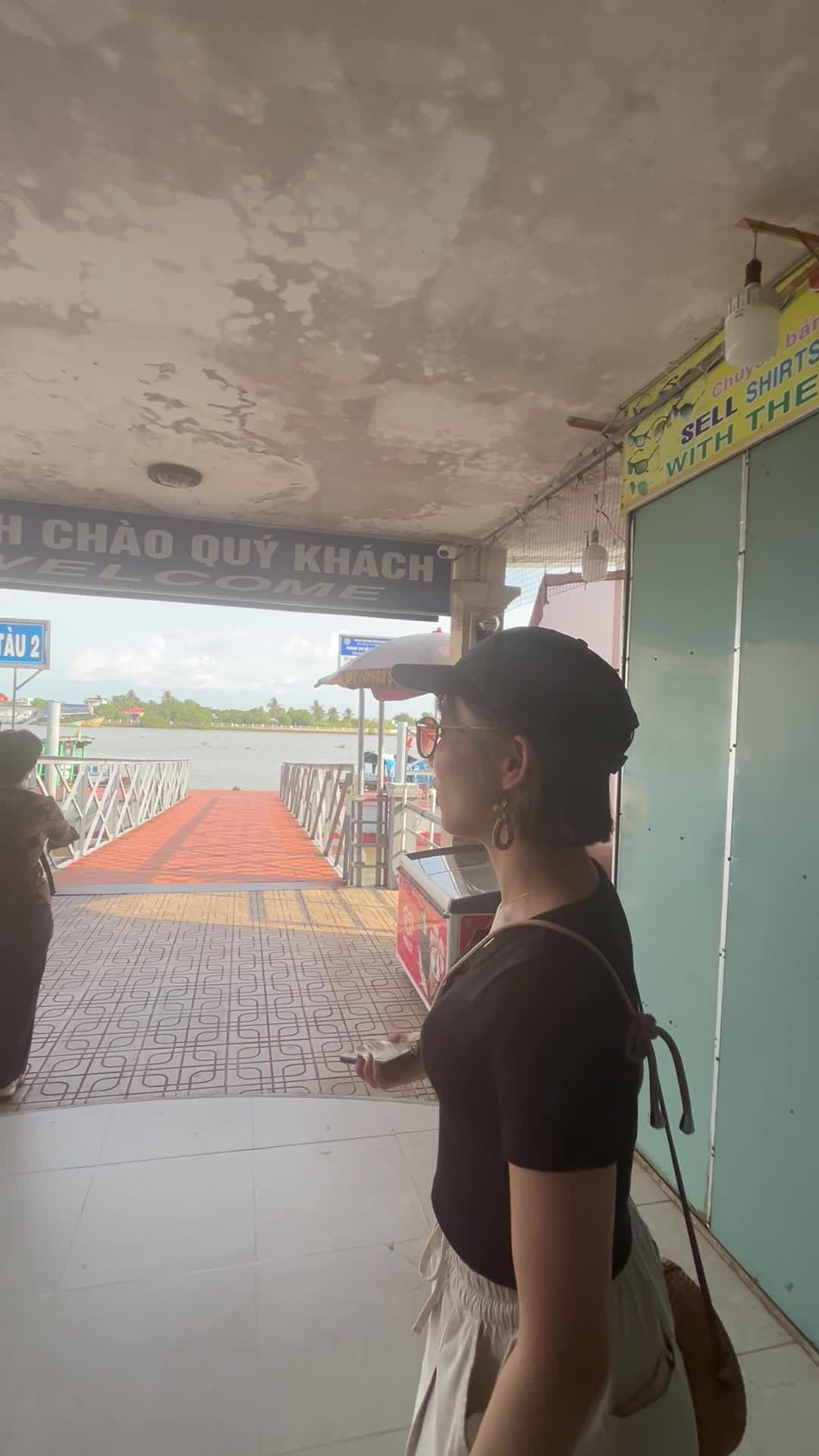 船乗り場に到着！