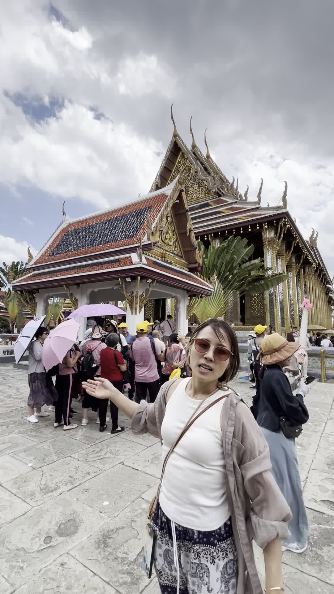 観光の人がいっぱいだ