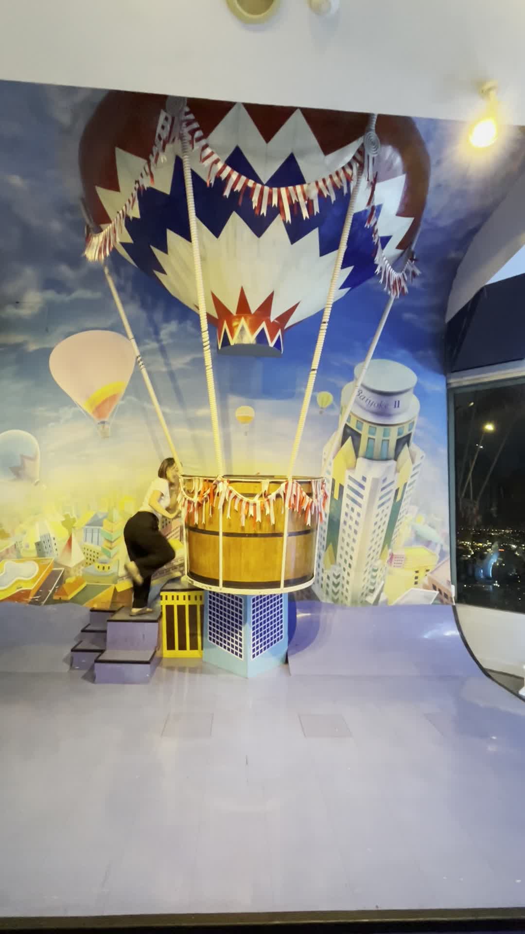 気球に乗ってみた！(模型)